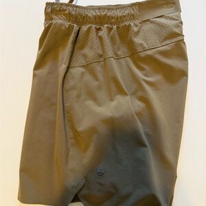 lululemon athletica Men's Olive Athletic Performance Shorts